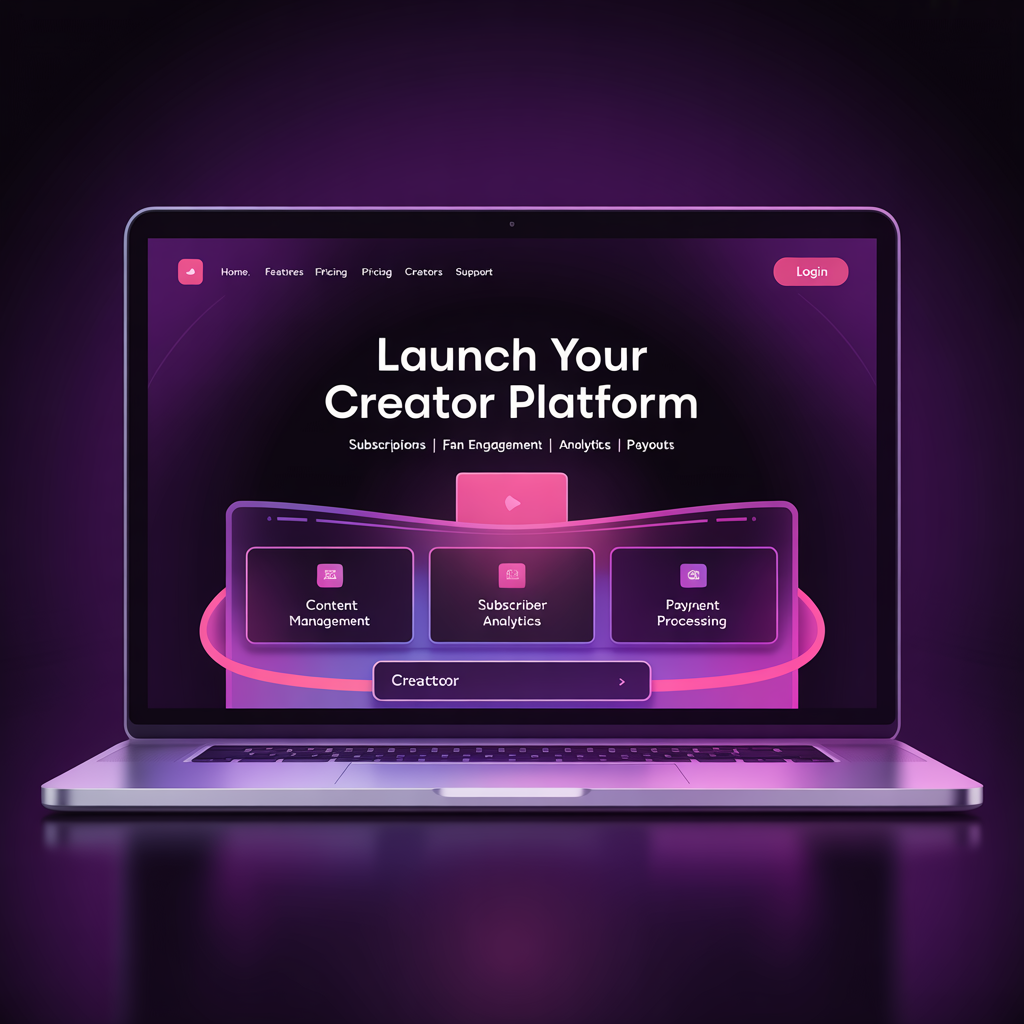 Content creator platform with subscription management and analytics
