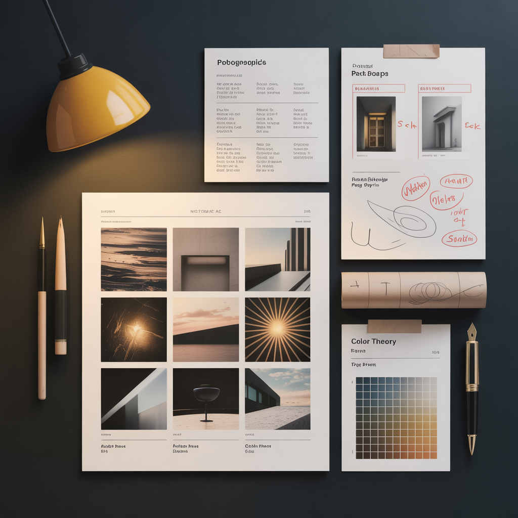 Art direction and creative direction process for website design