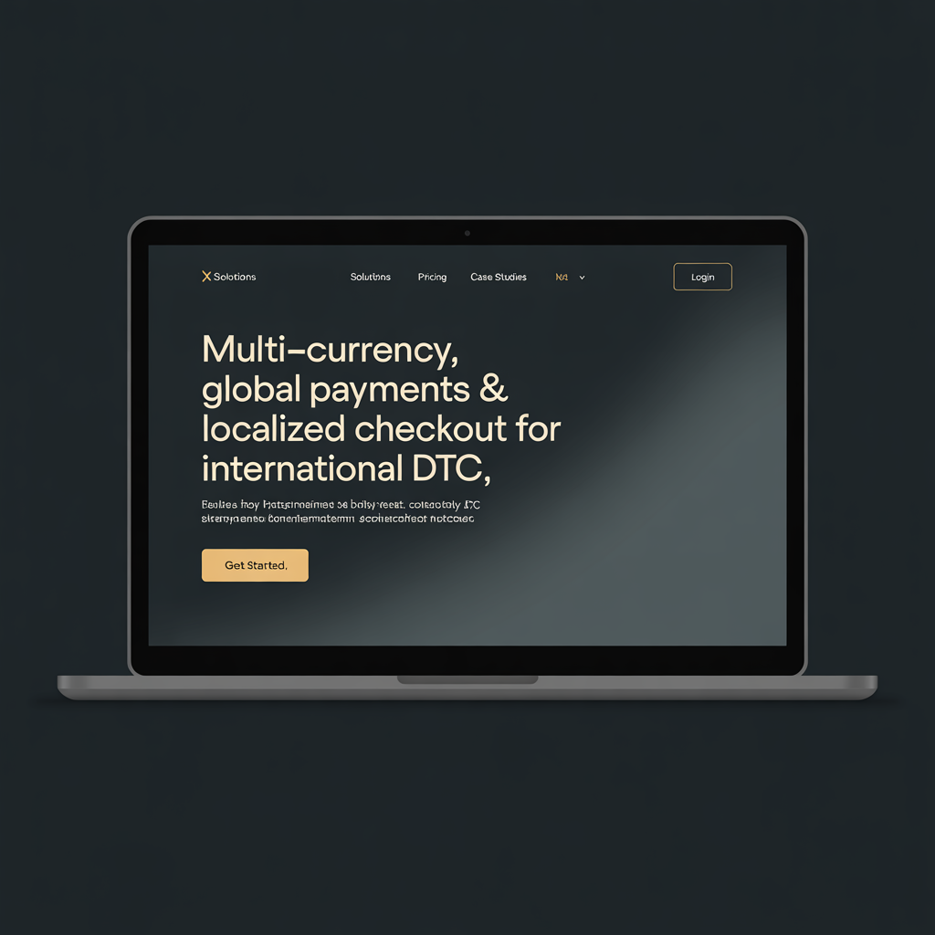Cross-Border Ecommerce Development website mockup
