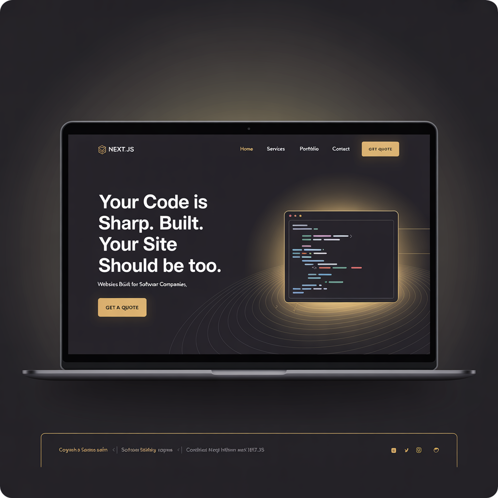 Websites Built for Software Companies website mockup