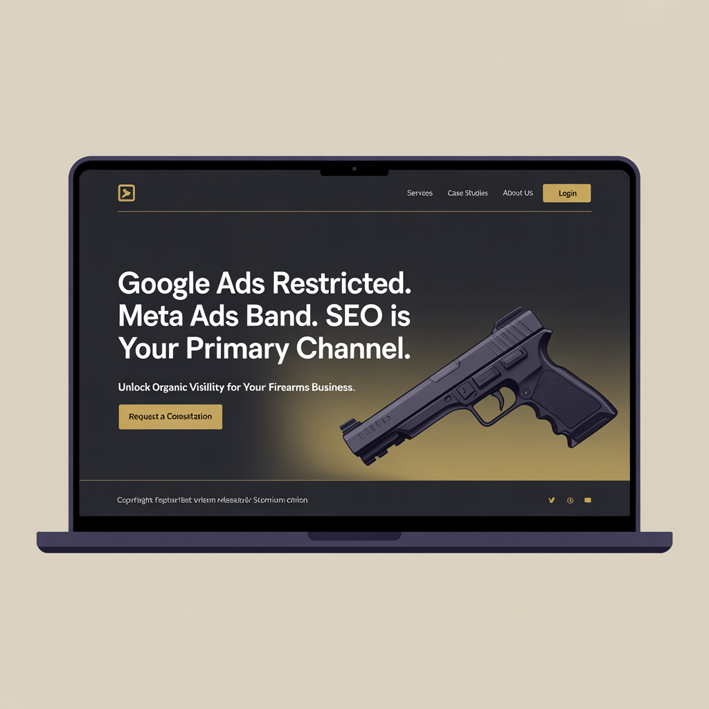 Firearms SEO Services website mockup