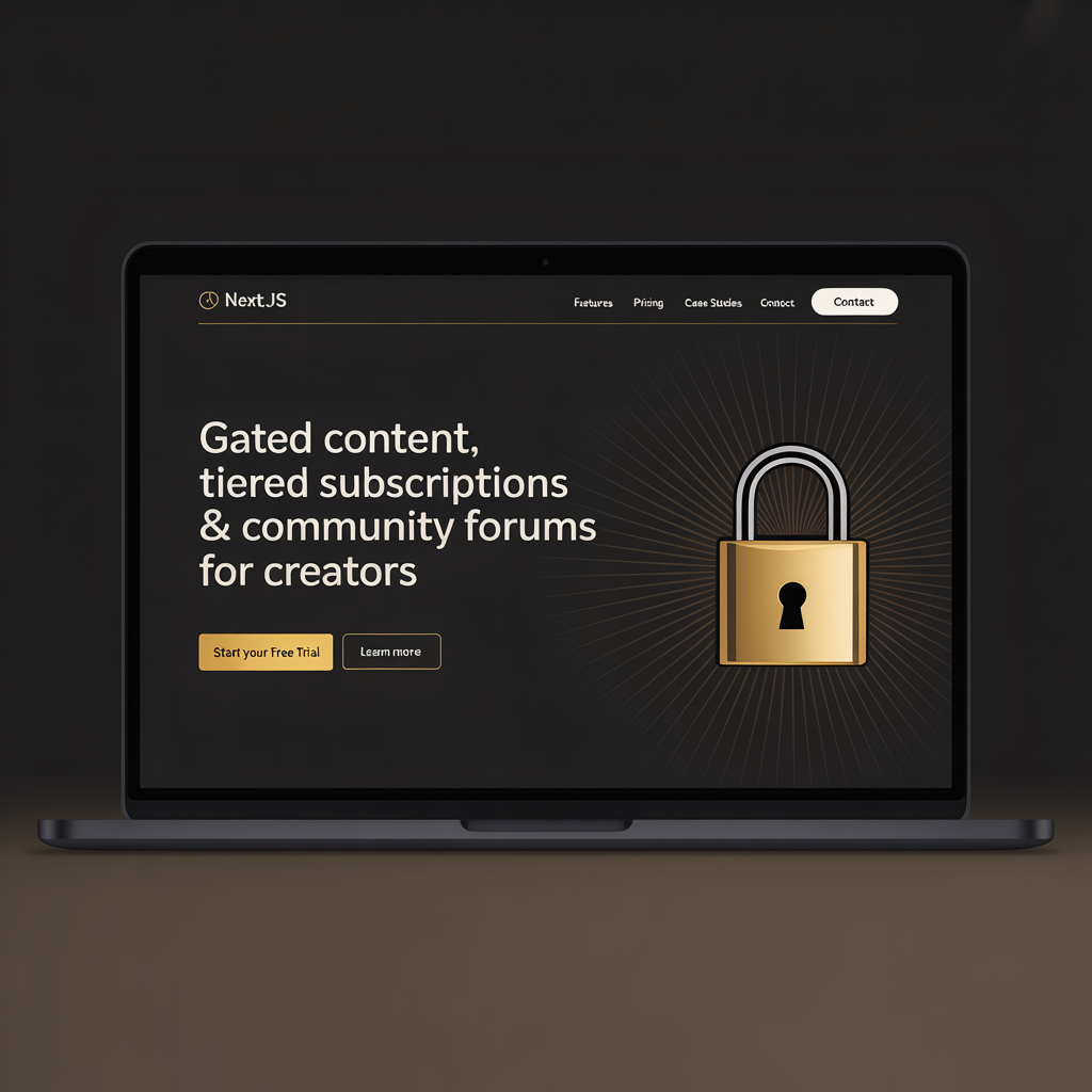 Membership Platform Development website mockup