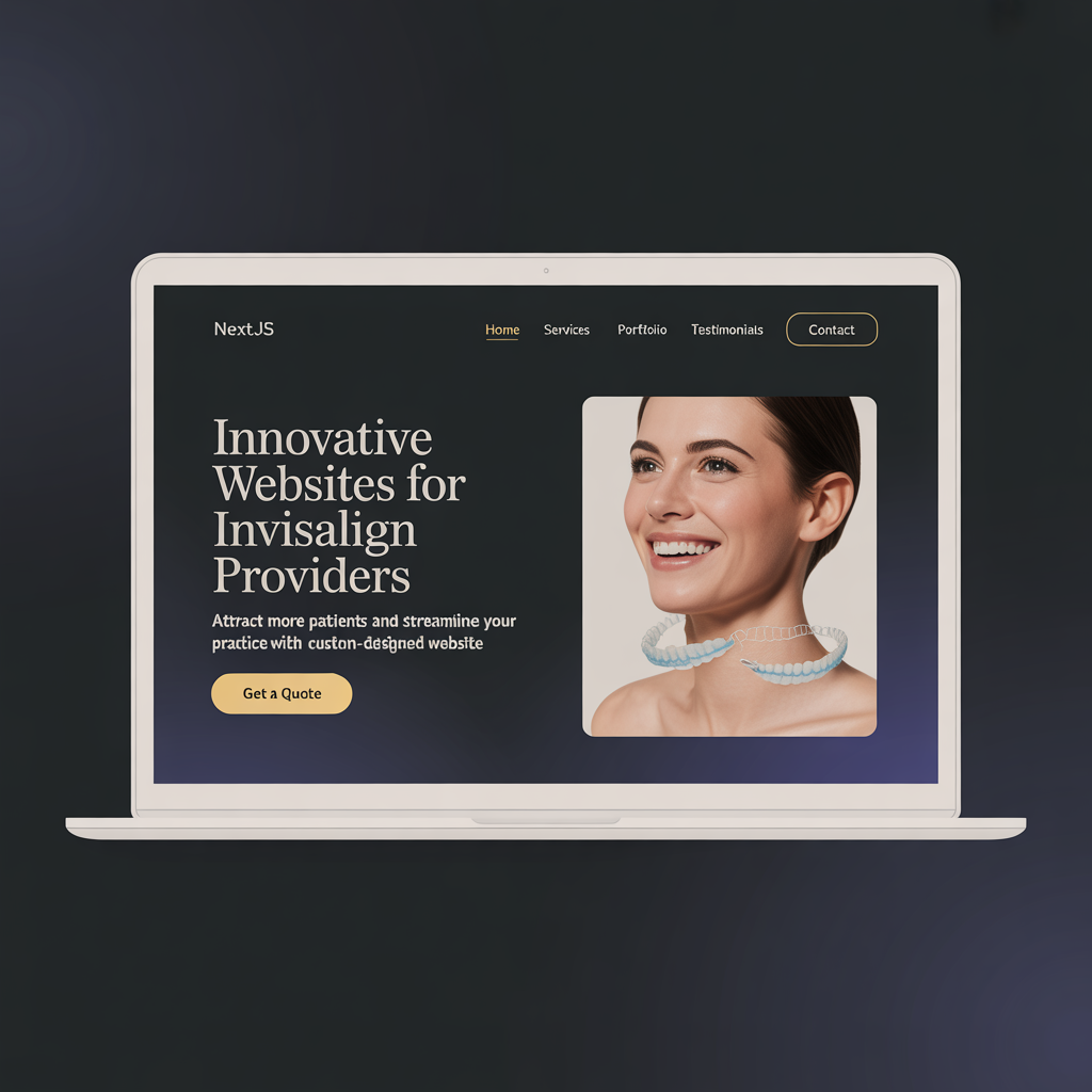 Orthodontist Website Development website mockup