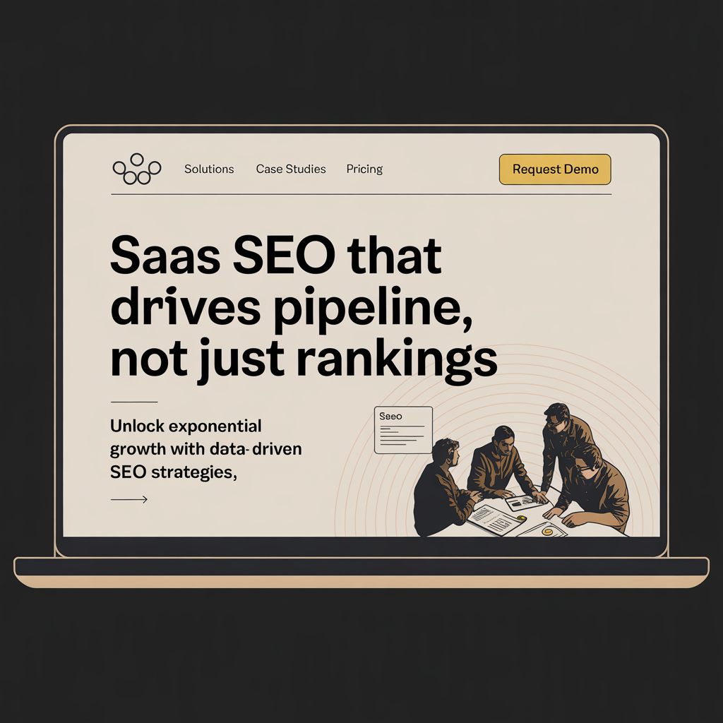 SaaS SEO Services website mockup