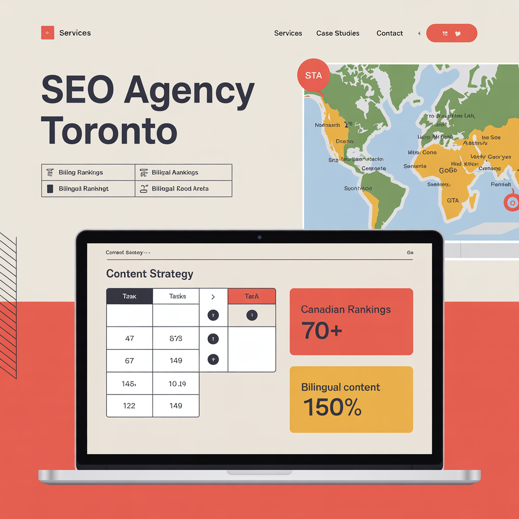 seo agency toronto website mockup