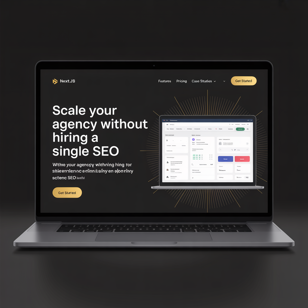White-Label SEO for Digital Marketing Agencies website mockup