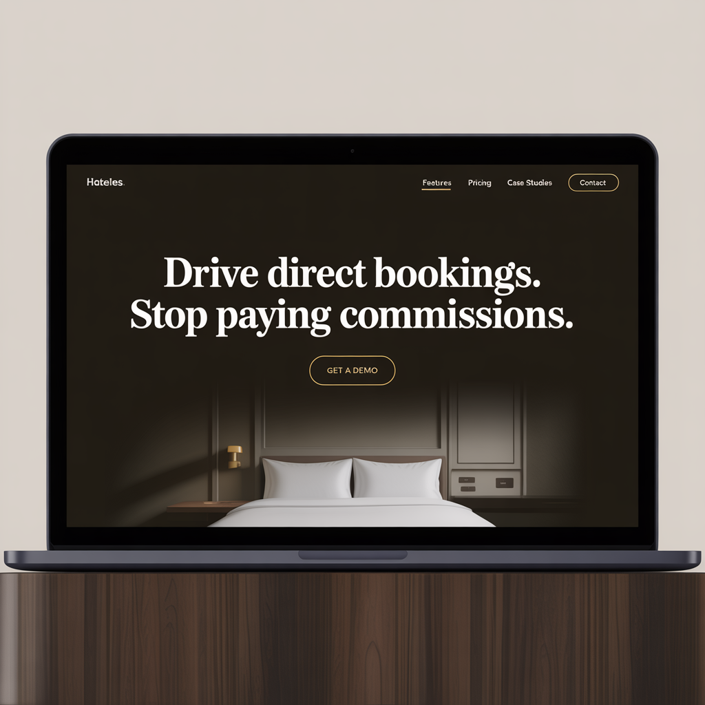 SEO for Hotels -- Outrank OTAs website mockup