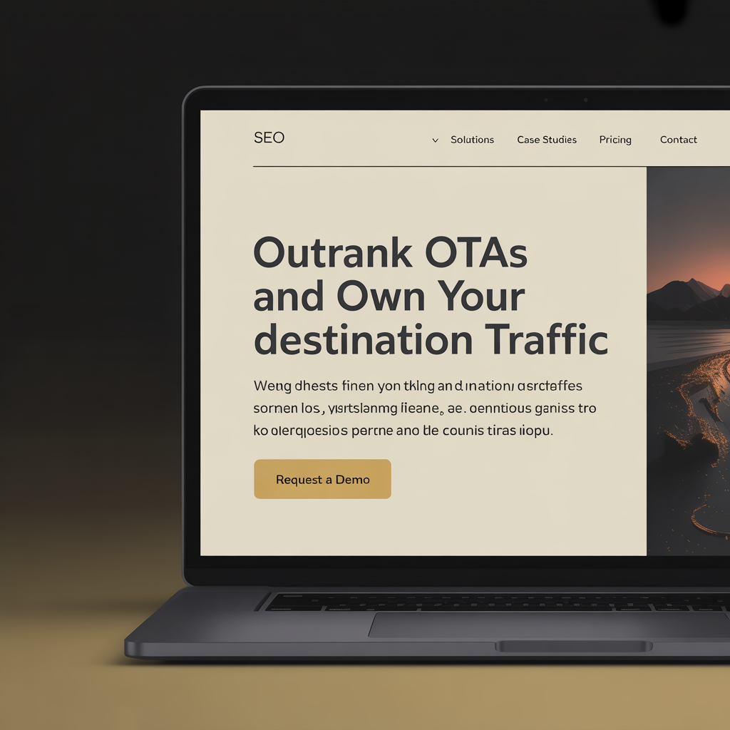SEO for Travel & Tourism Websites website mockup