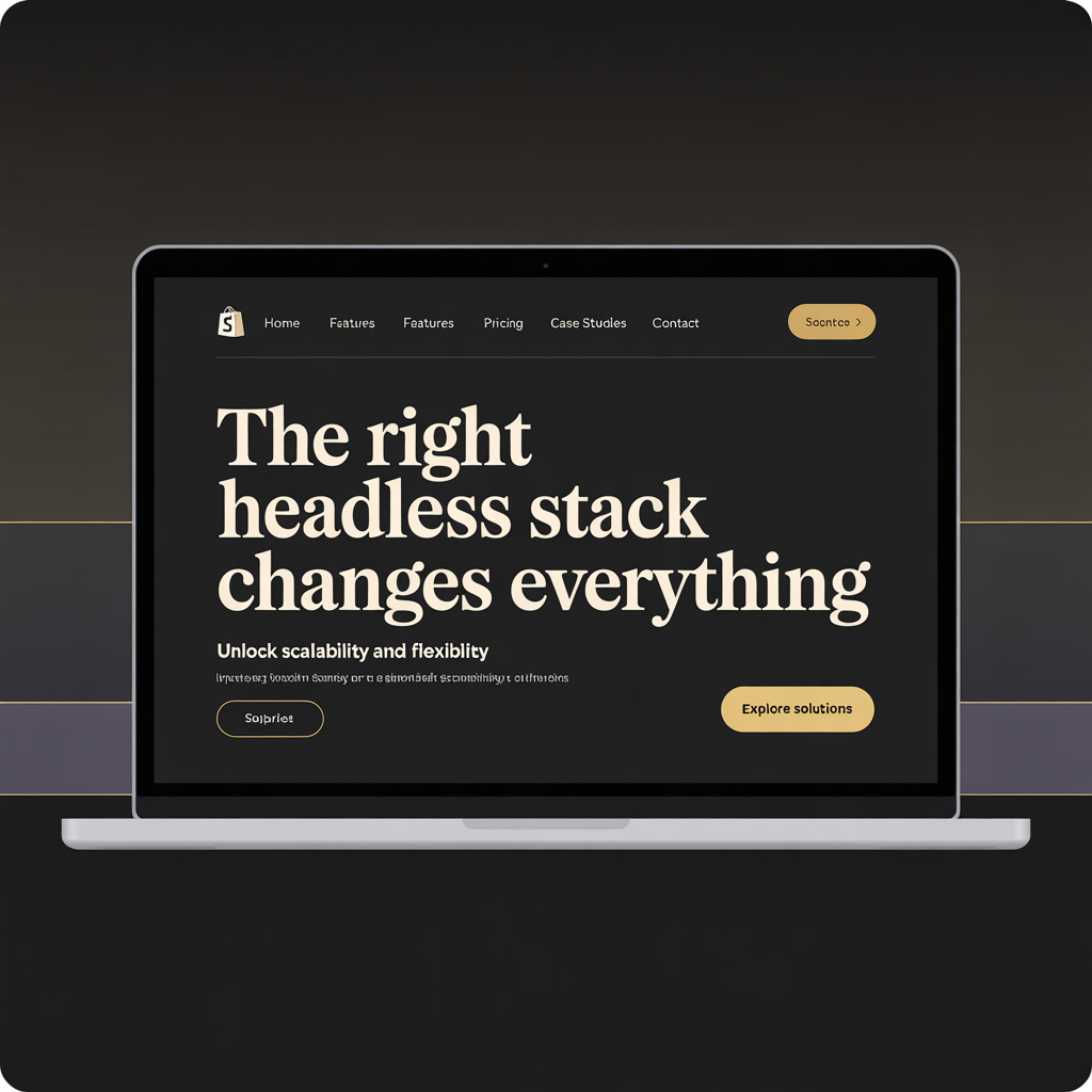 Shopify Hydrogen Alternatives for Headless Commerce website mockup