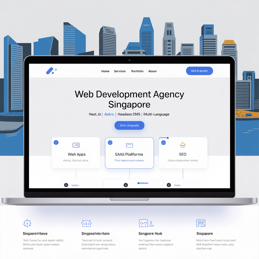 Web development agency Singapore website with APAC multi-language support