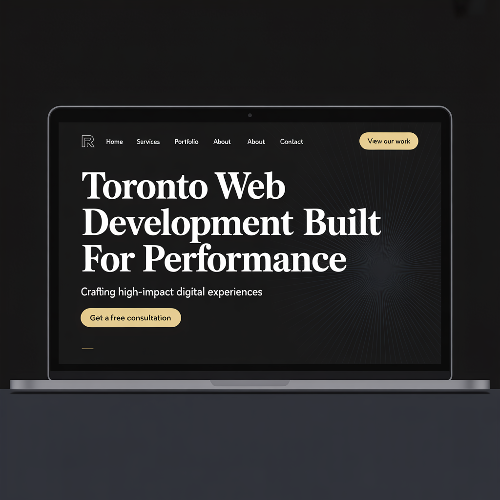 Web Development Agency in Toronto, Canada website mockup