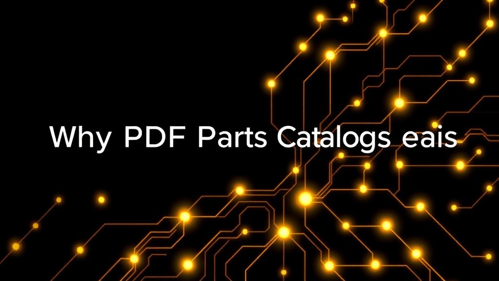 Your Parts Catalog PDF Nobody Downloads: What to Build Instead